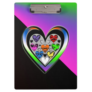 Farben der Liebe Klemmbrett