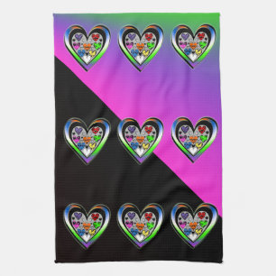 Farben der Liebe Küchentuch