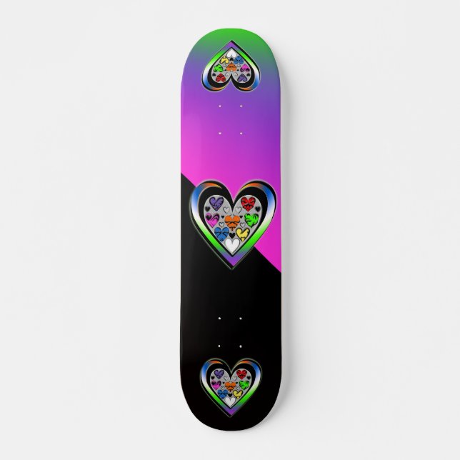 Farben der Liebe Skateboard Deck (Vorne)