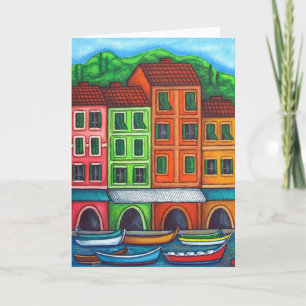 Farben der ligurischen Grußkarte Karte