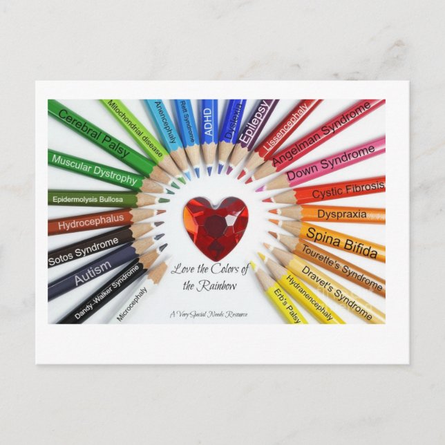 Farben der Rainbow-Postkarten Postkarte (Vorderseite)