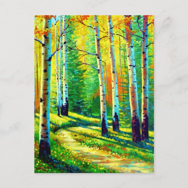 Farben der Saison Postkarte (Vorderseite)