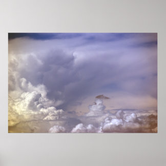 Farben der Sky Print Poster