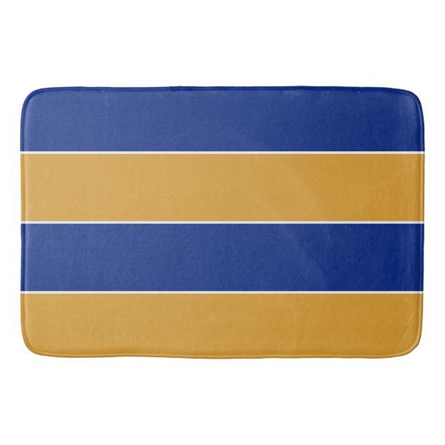Farben der Staatsflagge in Massachusetts Badematte (Vorderseite)