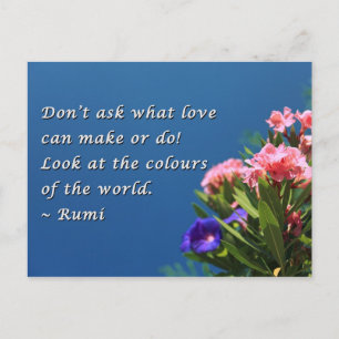 Farben der Welt Postkarte