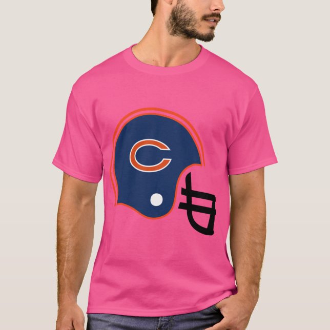 Farben des Chicago-Fußballfans Sticker T-Shirt (Vorderseite)