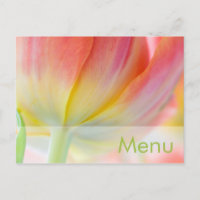 Farben des Frühlings ・ Menü Postkarte