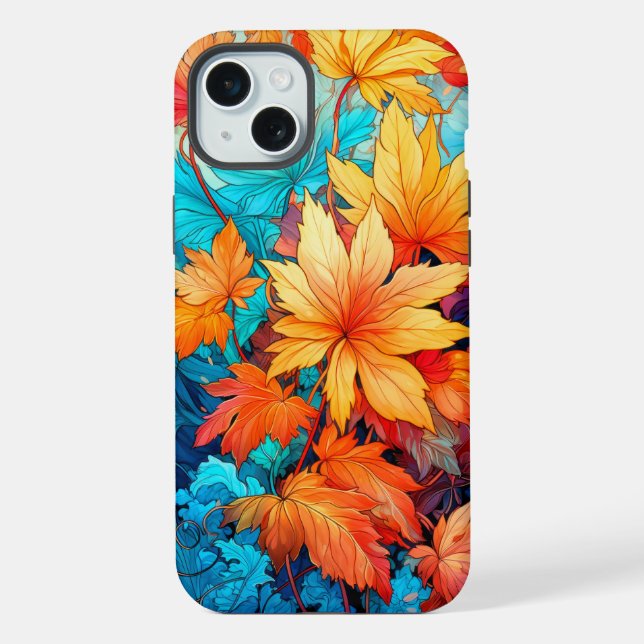 Farben des Herbstes iPhone 15 Plus Hülle (Rückseite)