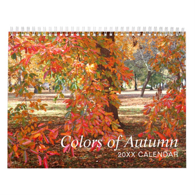 Farben des Herbstkalenders Kalender (Titelbild)