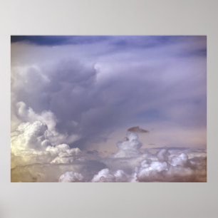 Farben des Himmelabdrucks Poster