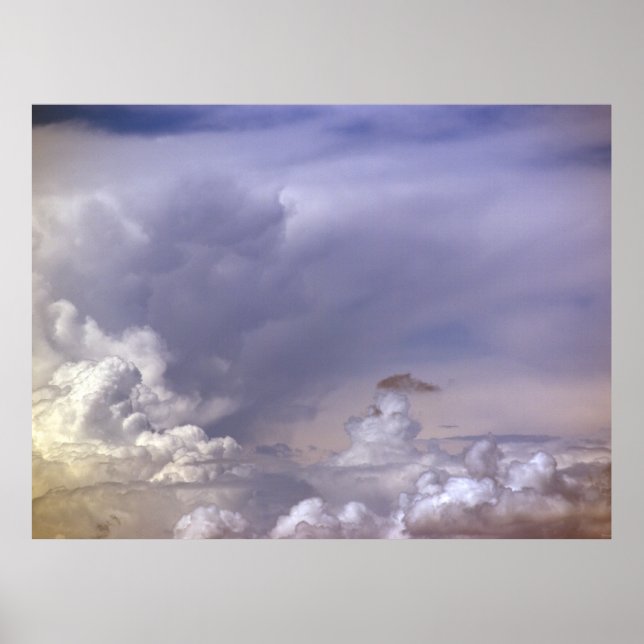 Farben des Himmelabdrucks Poster (Vorne)