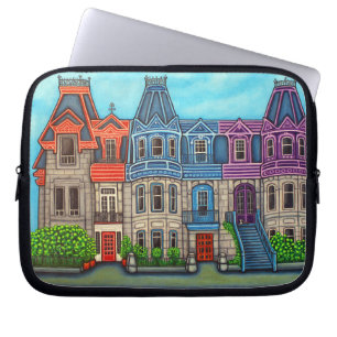 Farben des Laptop-Siebes von Montreal Laptopschutzhülle