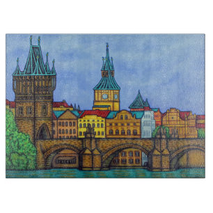 Farben des Prag-Schnittplatzes von Lisa Lorenz Schneidebrett