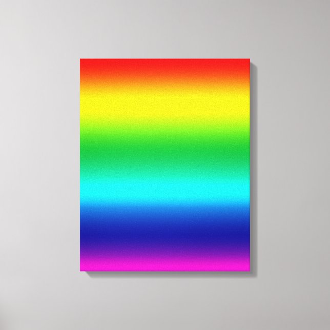 Farben des Regenbogens Leinwanddruck (Vorderseite)
