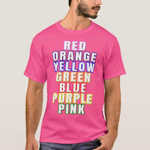 Farben Des Regenbogens Lustige Roygbiv-Illusion Sp T-Shirt