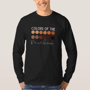 Farben des Regenbogens Melanin T-Shirt