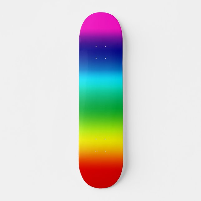 Farben des Regenbogens Skateboard (Vorne)
