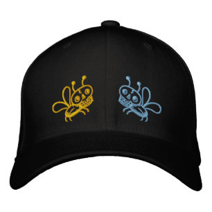Farben des Schmiere-Todesmotten-Hutes Bestickte Baseballkappe