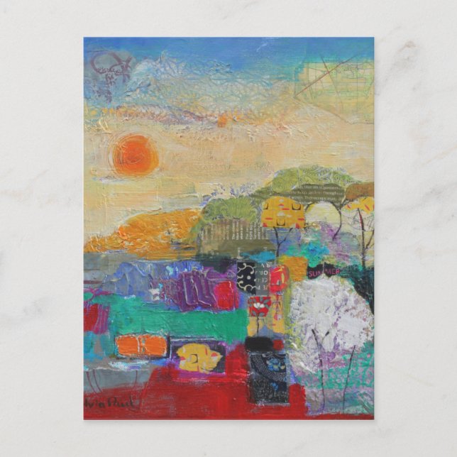 Farben des Sommers 2014 Postkarte (Vorderseite)