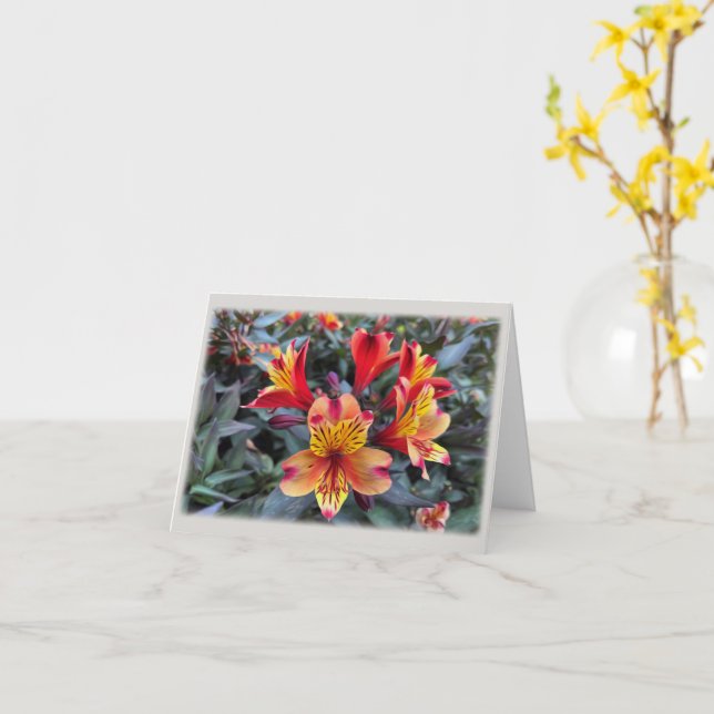 Farben des Sommers Karte (Gelbe Blume)