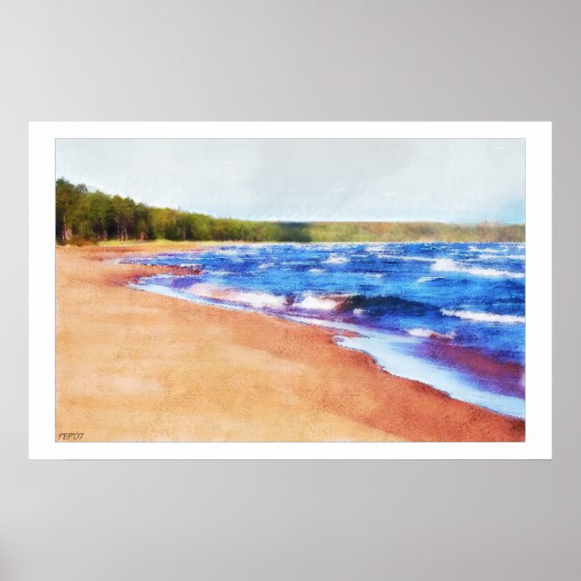 Farben des Wassers Poster (Vorne)