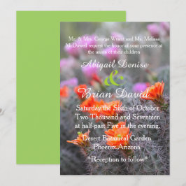 Farben des wüstengrünen Hintergrunds Einladung