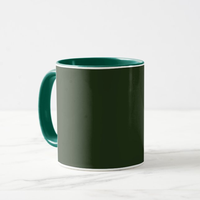 Farben dunkelgrüner Combo Tasse (Vorderseite Links)
