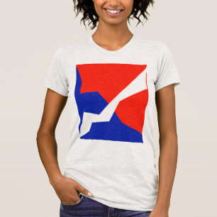 Farben für blaue, weiße Fahne T-Shirt