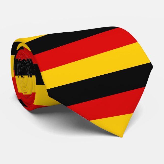 Farben für die deutsche Flagge Krawatte (Gerollt)