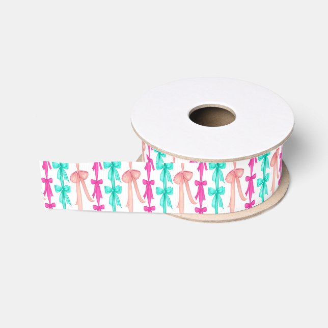 Farben für die Wasserfarben Coquette Bows Ripsband (Spule)