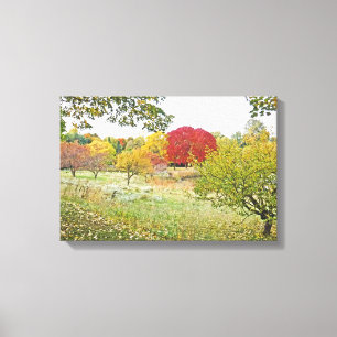 FARBEN IM PARK" Stretchierte Leinwand drucken