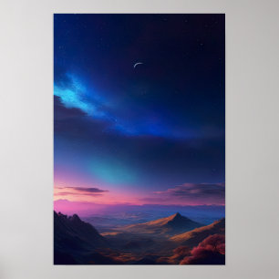 Farben in der Leinwand des Himmlischen Friedens Poster