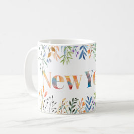 Farben in New York City Kaffeetasse