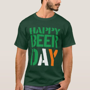 Färben Iren 2016 St. Patricks glücklichen Bier-T T-Shirt