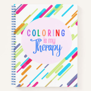 Färben ist mein TherapieNotebook Notizbuch