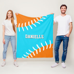 Farben jeder Mannschaft Baseball Softball Athlet N Fleecedecke