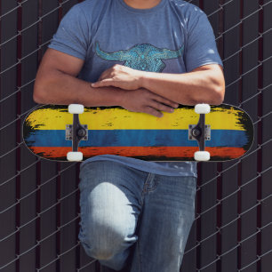 Farben Kolumbiens Skateboard