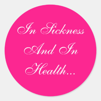 Farben laden zu hellrosa ein runder aufkleber