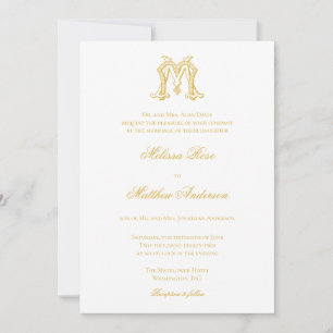 FARBEN MM Monogramm MM Logo Einladung