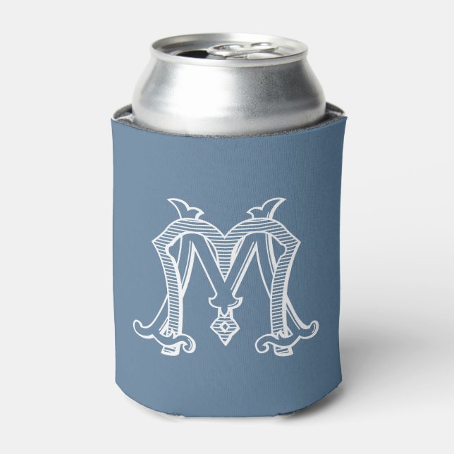 FARBEN MM Monogramm MM Wappen Gemütlich Dosenkühler (Kanne Vorderseite)