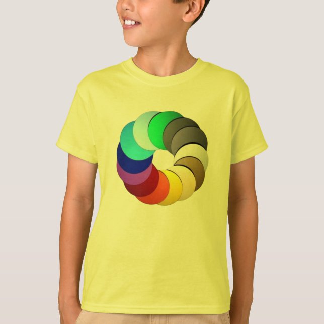 Farben Schönheitsdesigns T-Shirt (Vorderseite)