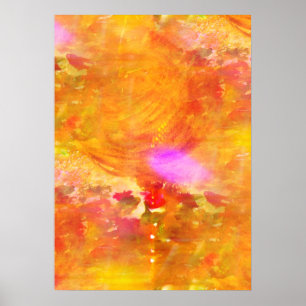 färben Sie das nahtlose Hintergrundgelb der Kunst, Poster