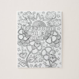 Färben Sie Ihr eigenes Puzzlespiel