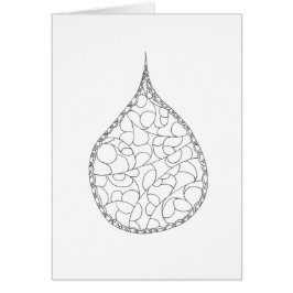 Färben Sie Ihre eigene Karte - Kreis-Tröpfchen