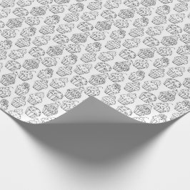 Färben Sie Ihre eigenen extravaganten kleinen Geschenkpapier