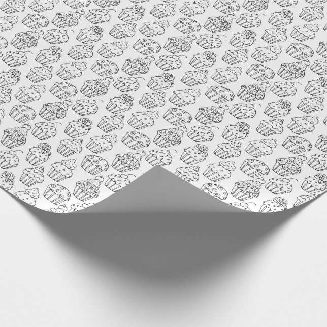 Färben Sie Ihre eigenen extravaganten kleinen Geschenkpapier (Ecke)