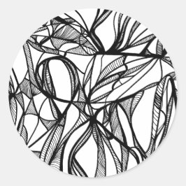 Färben Sie Ihre eigenen Round-Stickers #2-Farbakti Runder Aufkleber
