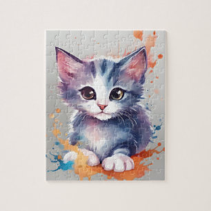 Farben Spritz Wasserfarben Katze