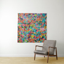 Farben und Ausdrücke in Acrylfarbe