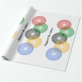 Farben unterstützen - geschenkpapier